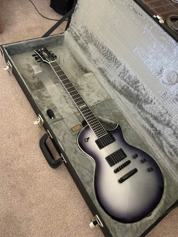 ESP Eclipse 24 E-II 2020 - Purple Silverburst (Axe Palace) image 1