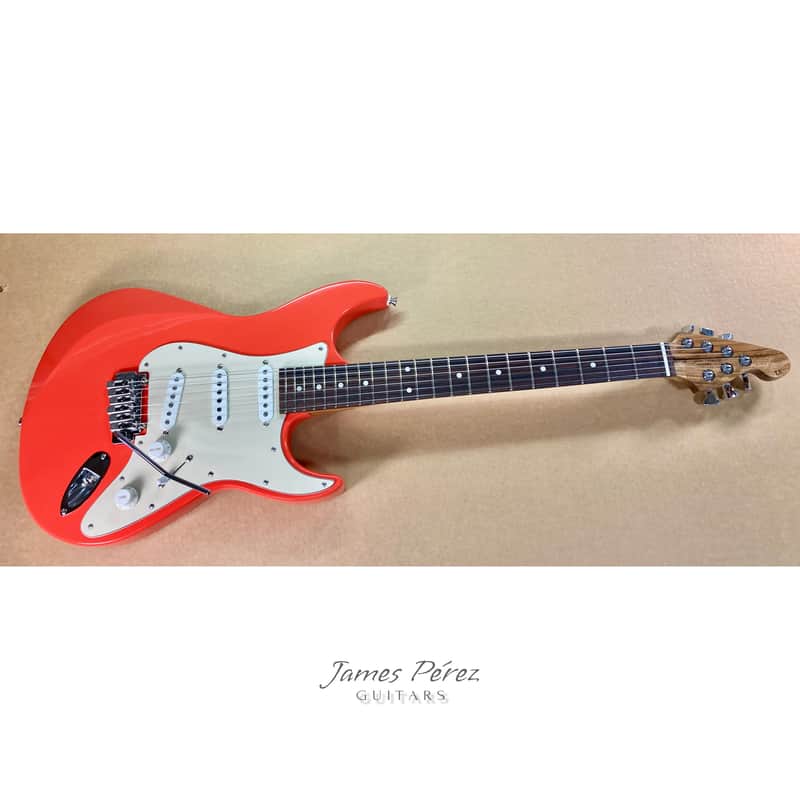 ALL NEW! - LS - Handmade in U.S.A. by Me @ James Perez Guitars 2026 - Fiesta Red image 1