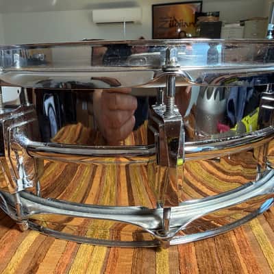 Ludwig Supraphonic  14”x51/4” 1969 - Chrome over seamless aluminum shell image 5