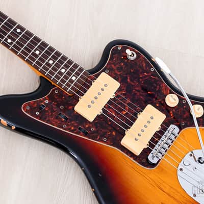 2002 Fender Jazzmaster ‘62 Vintage Reissue JM66-80 Sunburst, Japan CIJ image 7