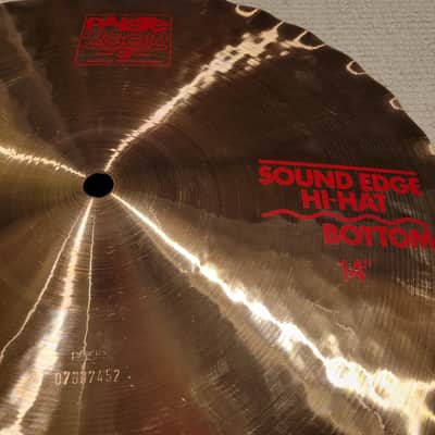 Paiste 14" 2002 Sound Edge Hi-Hat Cymbals (Pair) 2007 image 10