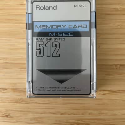 Roland M-512e Memory Card RAM 64k Bytes JD-800/JD-990 image 1