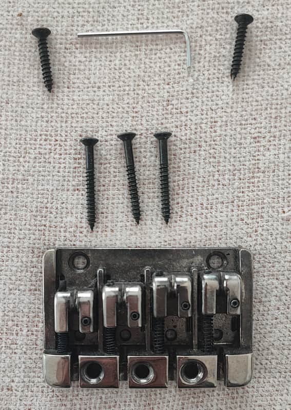 Ibanez Bass Bridge 4-String Accu-cast B20 - cosmo black image 1