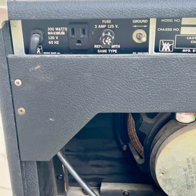 Music Man 112 RP One Hundred 100-Watt 1x12" Guitar Combo with Phaser 1980 - 1984 - Black with Black Badges image 8