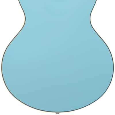 D'Angelico PREMIER DC DAPDCSKBCS * Double Cutaway w/ stop-bar tailpiece, Sky Blue image 2