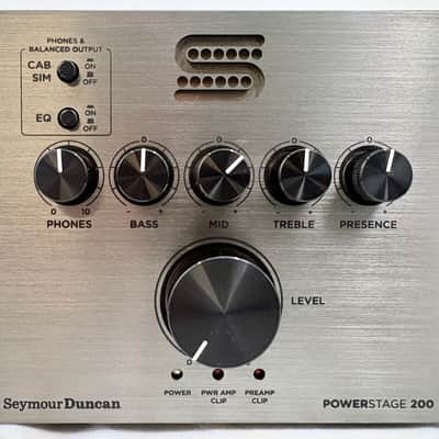 Seymour Duncan PowerStage 200 200-Watt Pedalboard Guitar Amp 2025 - Present - Black image 4