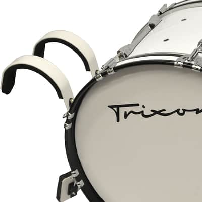 Trixon Field Series Marching Bass Drum 22×14 - White image 4