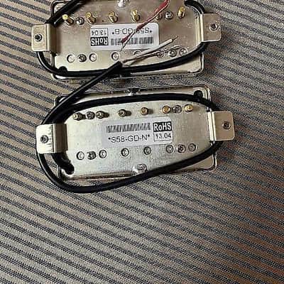 Ibanez S-58 Guitar Humbucker Pickups Gold image 2