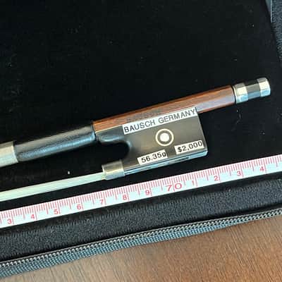 Bausch Violin Bow Vintage Antique Pernambuco arco c. 1900 image 1