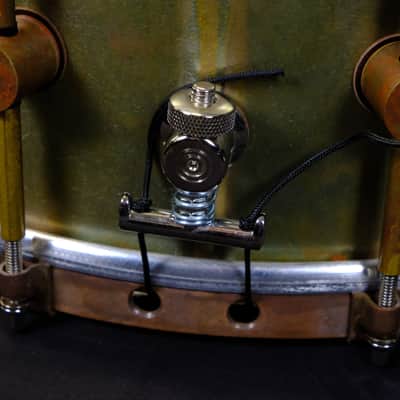 A&F Drum Co. Raw Brass Snare Drum 6.5 x 14 image 4