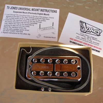 TV Jones Supertron Neck Pickup Chrome unused image 3