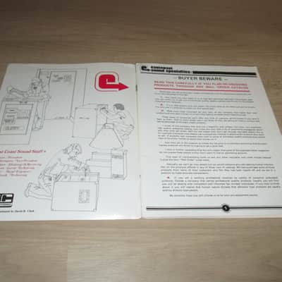 Eastcoast Sound Specialties - Pro Audio Catalog 1981 - Lexicon 224 - Original Vintage Pro Audio Brochure image 2