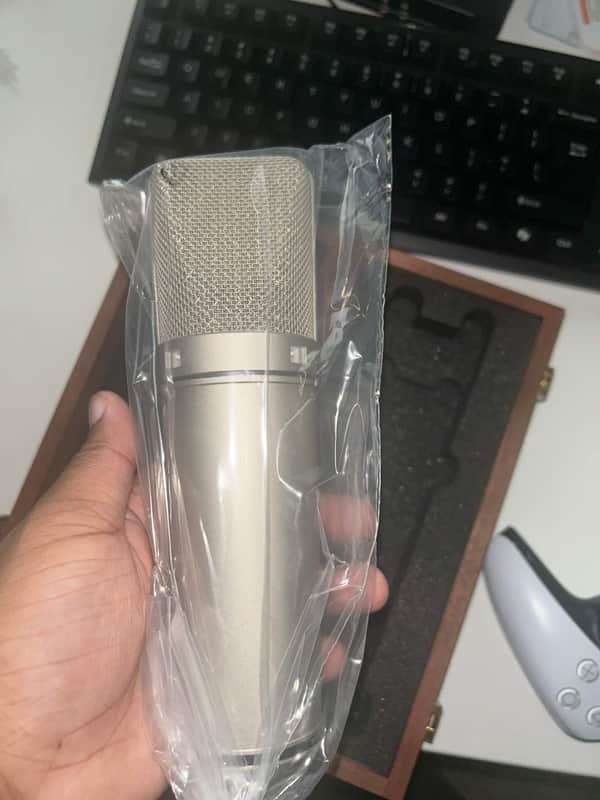 Neumann U 87 Ai Large Diaphragm Multipattern Condenser Microphone 1986 - Present - Nickel image 1