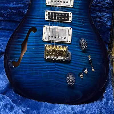 PRS Wood Library Special 22 Flame Neck Aquamarine Burst 0357527 image 5