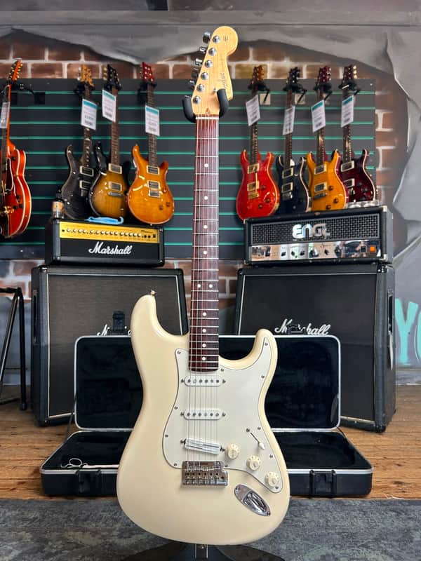 Fender American Standard Stratocaster Olympic White 2008 Electric Guitar