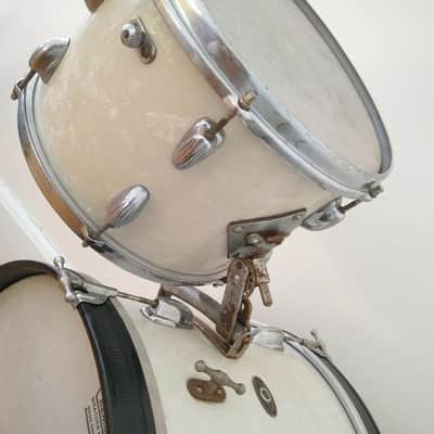 *Slingerland 20,13,16 WMP Radio King Drum Set Vintage 50s 3ply Af.Mahogany/Brass image 4
