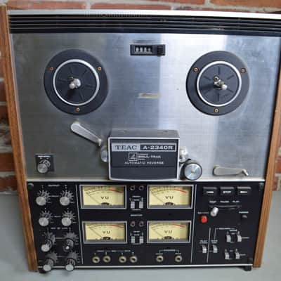 TEAC A-2340R 1/4" 4-Track Reel to Reel Tape Recorder AS IS image 4