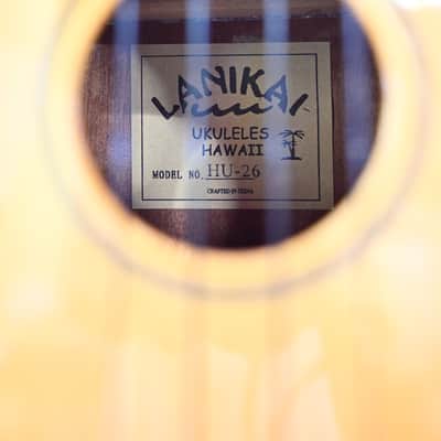 Lanikai Lanikai HU-26 Concert Ukulele - Natural Gloss (Early Hohner Era) - gloss image 10