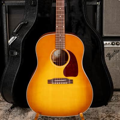 Gibson J-45 Standard Acoustic/Electric Guitar - Heritage Cherry Sunburst with Hardshell Case image 16