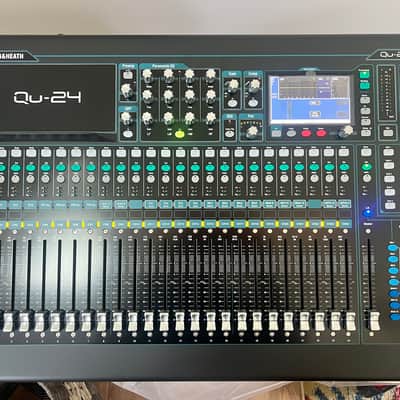 Allen & Heath QU-24C Chrome Edition 24-Channel Digital Mixer 2010s - Black image 1