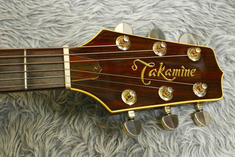 Very Rare Vintage Takamine PTS-015 RY COODER Takamine Top grade