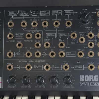 KORG MS-20 Analog Vintage Synthesizer in Good Condition. image 13
