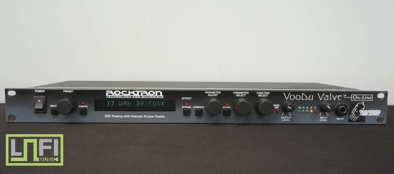 Rocktron VooDu Valve Online Guitar DSP Preamp - 1U Rack Mount
