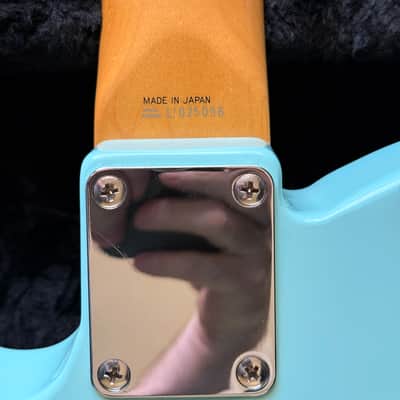 Fender 50th Anniversary MIJ Nashville Telecaster 1996 - Daphne Blue image 5