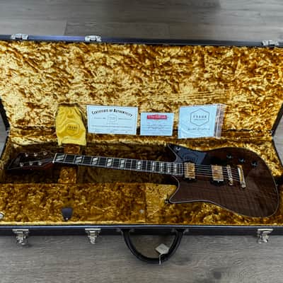Frank Brothers Arcade Flamed Walnut, Full Multi-ply Tortoise Binding, Throbak SLE101 MXV image 3
