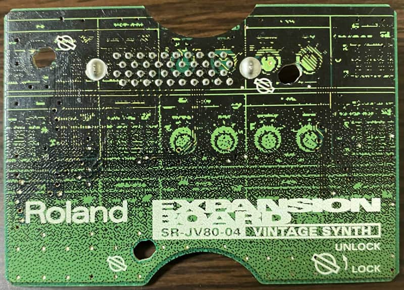 Roland SR-JV80-04 Vintage Synth Expansion Board 1990s - Green image 1