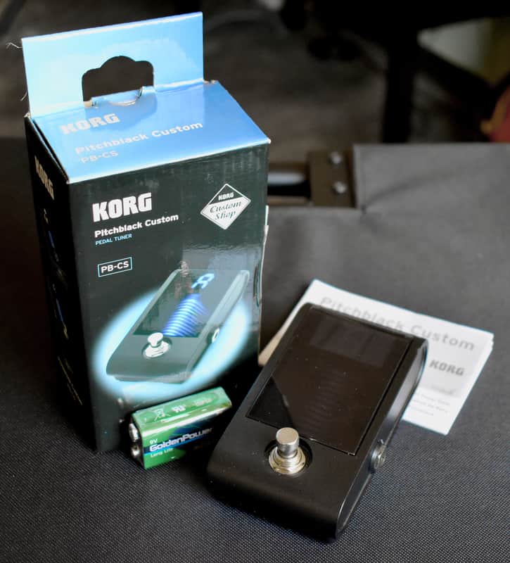 Korg PB-CS Pitchblack Custom Tuning Pedal with 3D Display 2010s - Black image 1