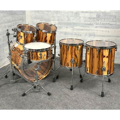 Sonor SQ2 Beech 6pc Drum Set African Marble Semi Gloss image 2