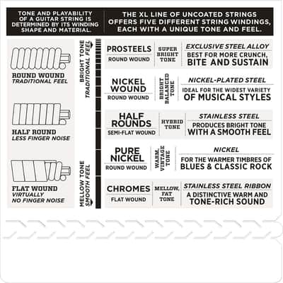 D'Addario ECG23 Chromes Flat Wound Electric Guitar Strings (10-48) image 4