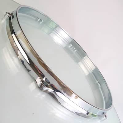 Gretsch 13" 6-Lug Die-Cast Tom Drum Rim/Hoop Vintage 70s-80s Brooklyn Chrome USA image 2