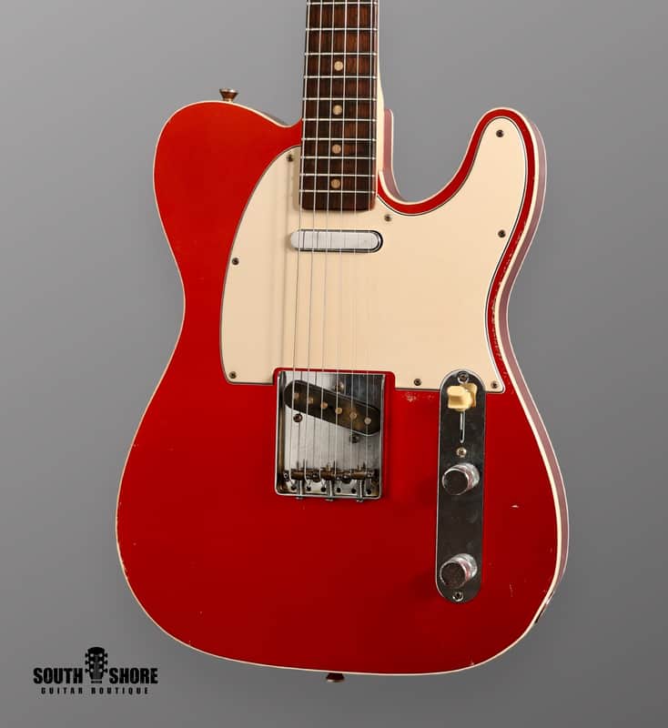 Mario Martin T-Style Custom - Candy Apple Red - Light Relicw/ Fralin Pickups. 6lbs 3oz, NEW. (Authorized Dealer) image 1