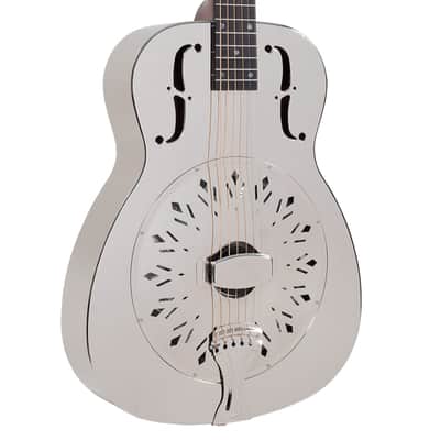 Recording King RM-998-D Metal Body Resonator Guitar - Chickenfoot Coverplate image 3