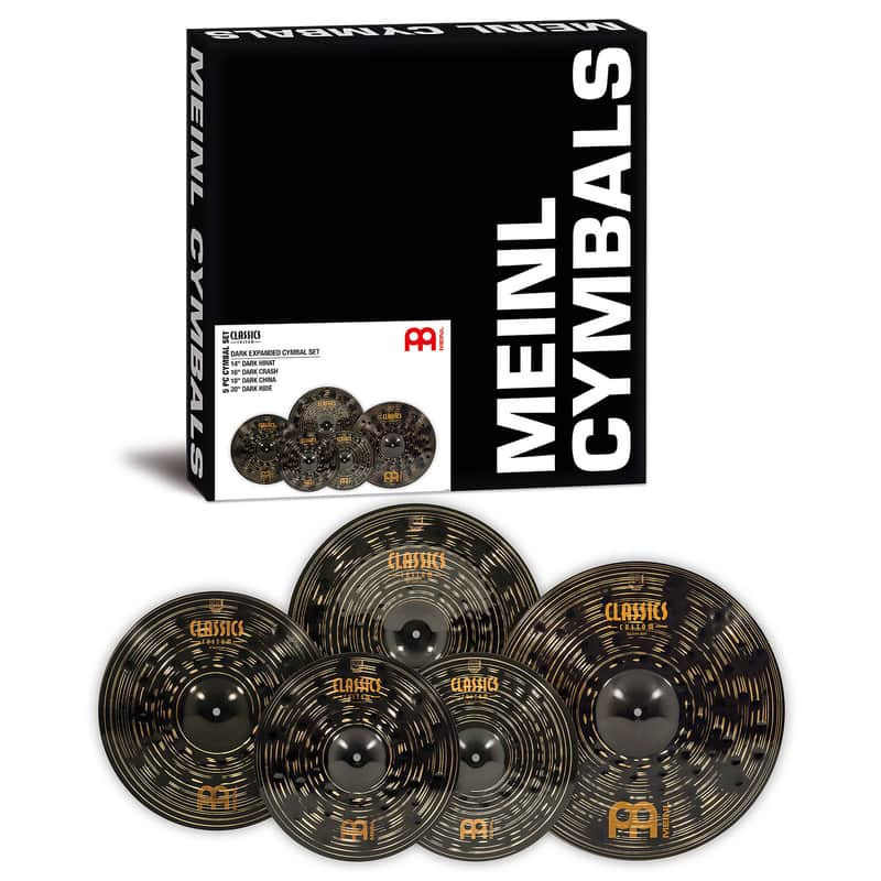 Meinl Classics Custom Dark CCD-CS1 Expanded Cymbal Set image 1