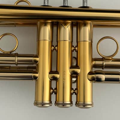 Adams A1 v2 Bb Trumpet - Satin Gold Lacquer image 10