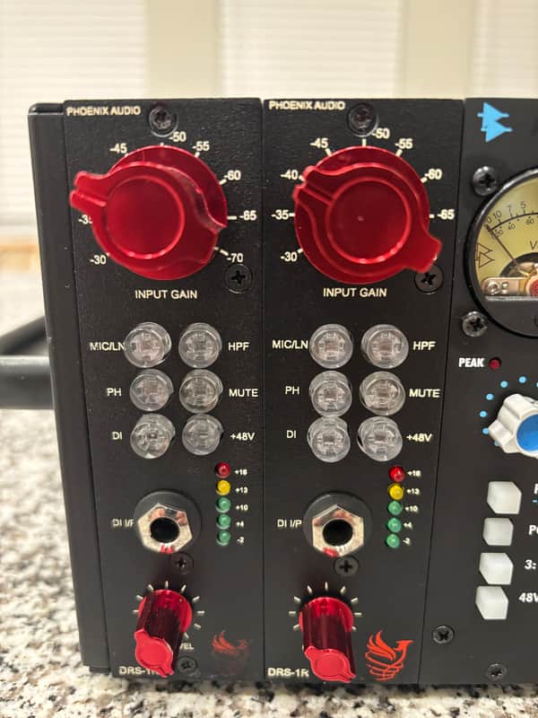 Phoenix Audio DRS-1R 500 Series Mic Preamp Module 2010s - Black image 1