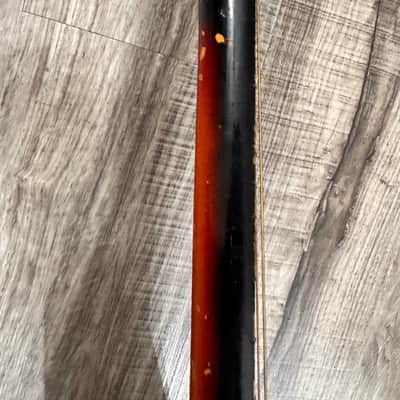 Vintage Tiesco Checkmate Guitar 1970 Sunburst 6 String Classical Flattop image 19