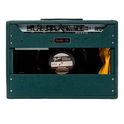 Fender '65 Deluxe Reverb - British Racing Green/Wheat image 2