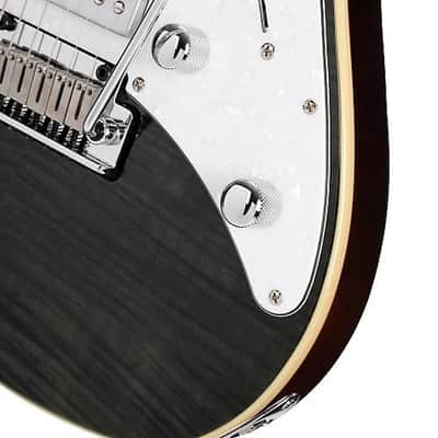 Cort G280 Select Flame Top, Trans Black image 8