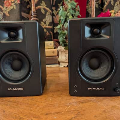 M-Audio BX-4 4.5" Active Studio Monitor (Pair) - MINT image 1