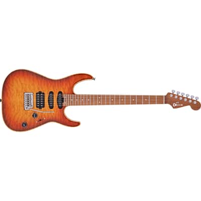 Charvel USA Select DK24 HSS 2PT CM QM Autumn Glow 2839413798 image 3