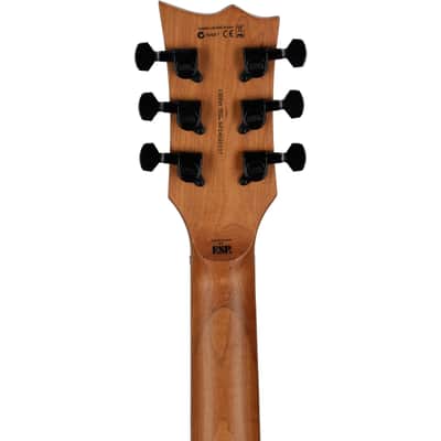 ESP LTD EC-200DX FM Electric Guitar, Charcoal Burst image 8