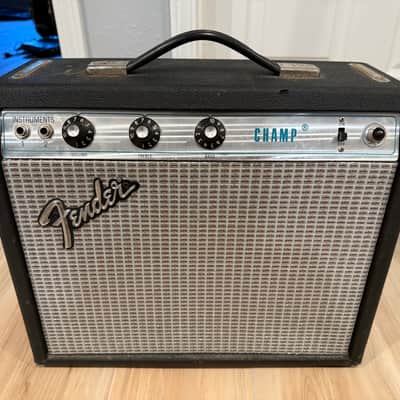 Fender Champ 6-Watt 1x8" Guitar Combo 1970 - 1975 - Silverface image 1