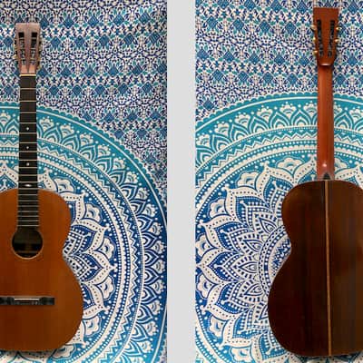 Antique Vintage 1896 Andrew Groehsl Chicago, IL Parlor Guitar Project Brazilian Rosewood image 4