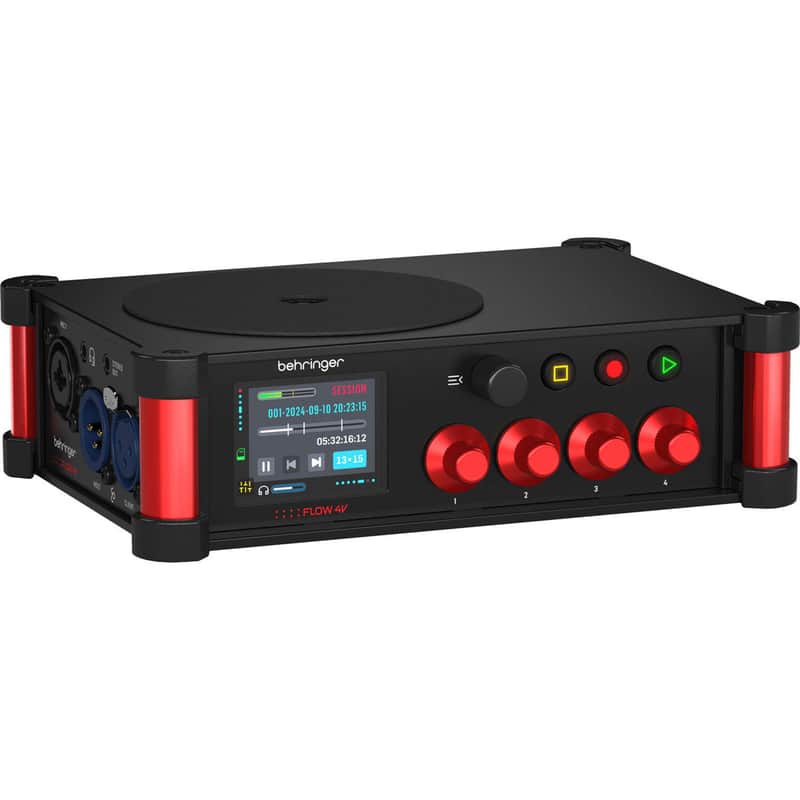 Behringer FLOW 4V Digital Audio Mixer and Field Recorder with Wireless Remote Control image 1