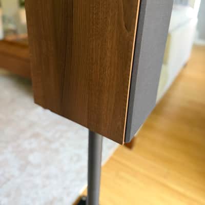 KEF Q350 (2024) - Walnut + Grills + Stands image 4