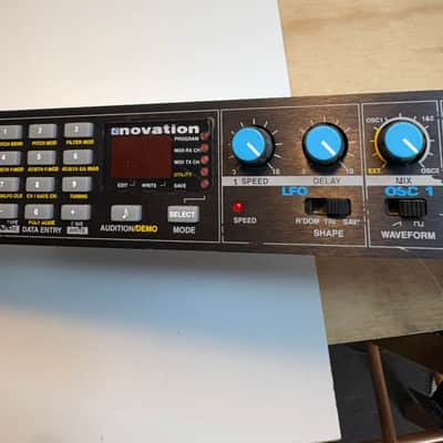 Novation Bass Station Rack Monophonic Synthesizer 1994 - Black Analog Synth MIDI CV Converter Vintage image 9